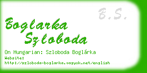 boglarka szloboda business card